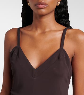 Blusa con cuello en pico | Jil Sander