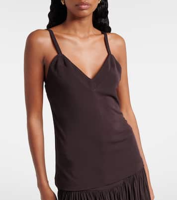 Blusa con cuello en pico | Jil Sander