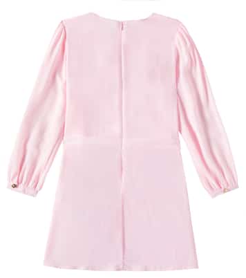 Abito in crêpe de chine  | Versace Kids