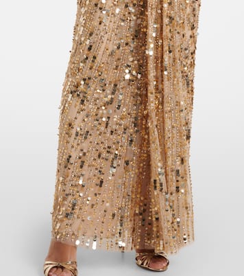 Robe longue Gazelle à sequins | Jenny Packham