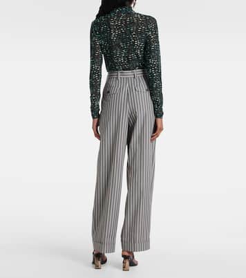 Pantaloni regular in popeline di cotone | Dries Van Noten