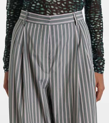 Pantaloni regular in popeline di cotone | Dries Van Noten
