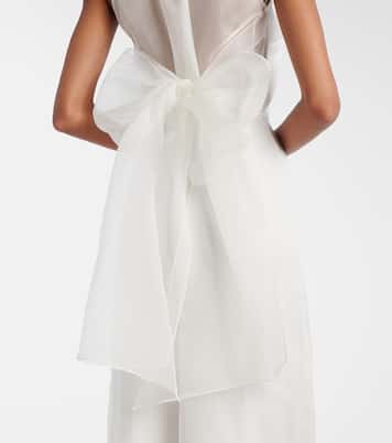 Tunca semi-sheer silk gown | Max Mara