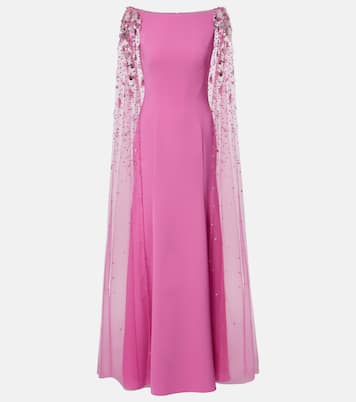 Bittersweet beaded caped gown | Jenny Packham