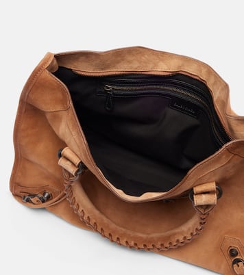 Le City Medium suede tote bag | Balenciaga