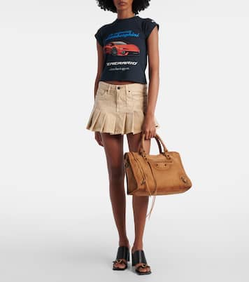 Le City Medium suede tote bag | Balenciaga