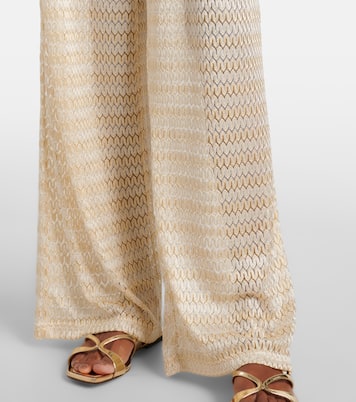 Viv knitted strapless lamé jumpsuit | Melissa Odabash