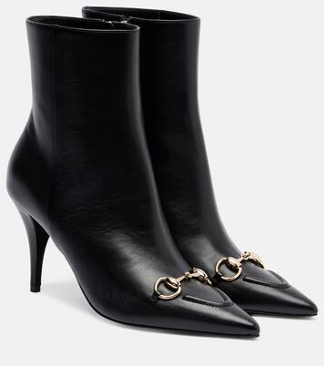 Ankle Boots Erin Horsebit aus Leder | Gucci