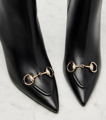 Ankle Boots Erin Horsebit aus Leder | Gucci