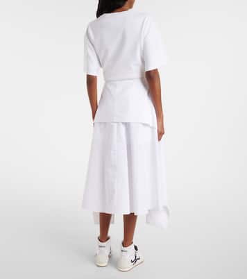 Falda midi de algodón | Loewe