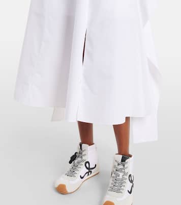 Falda midi de algodón | Loewe