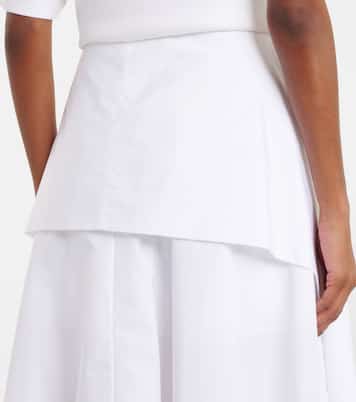 Falda midi de algodón | Loewe