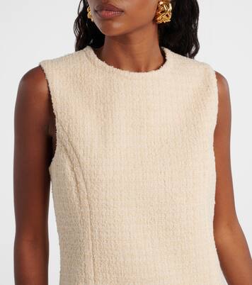 Tweed and faille minidress | Patou