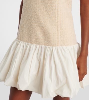 Tweed and faille minidress | Patou