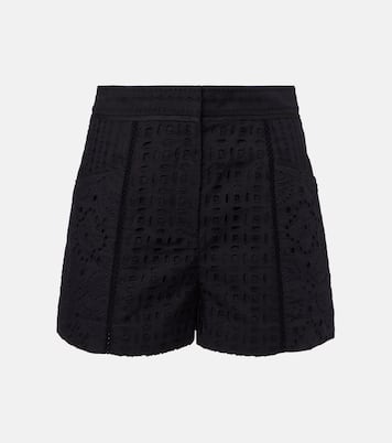 Fabian embellished cotton shorts | Veronica Beard