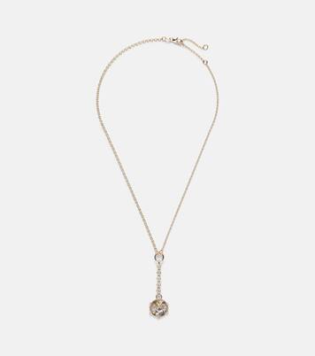 Resilience Blossoms Small 18kt gold chain necklace with diamonds | FoundRae