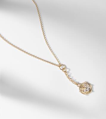 Resilience Blossoms Small 18kt gold chain necklace with diamonds | FoundRae