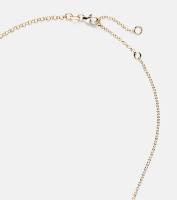 Resilience Blossoms Small 18kt gold chain necklace with diamonds | FoundRae