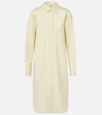 Cotton poplin shirt dress | Toteme
