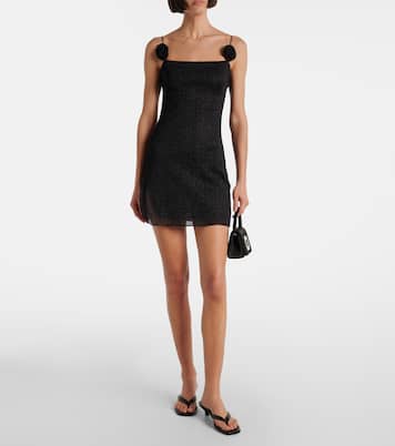 Lumière floral-appliqué minidress | Oséree