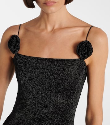 Lumière floral-appliqué minidress | Oséree