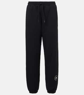 Pantalon de survêtement en coton mélangé  à logo | Adidas by Stella McCartney