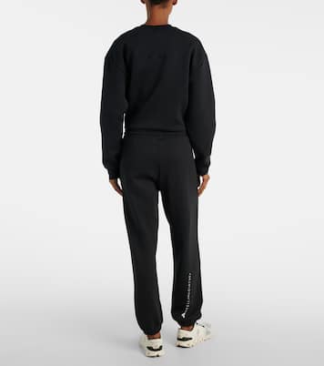 Pantalon de survêtement en coton mélangé  à logo | Adidas by Stella McCartney