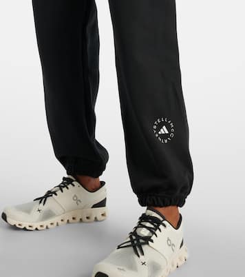 Pantalon de survêtement en coton mélangé  à logo | Adidas by Stella McCartney
