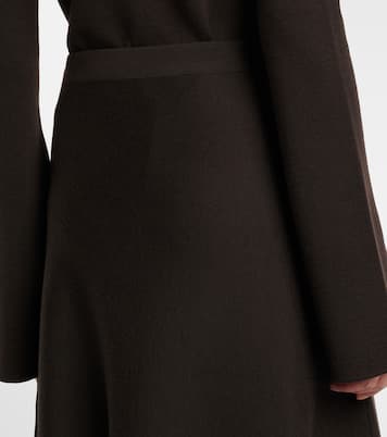 Wool, silk, and cashmere midi skirt | Gabriela Hearst