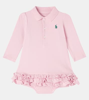 Baby set of cotton polo dress and bloomers | Polo Ralph Lauren Kids