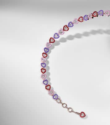 Armband Candy Crush aus 18kt Roségold mit Emaille und Diamanten | Kamyen