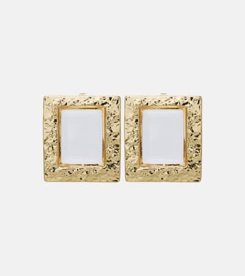 18kt gold-plated earrings | Rebecca Vallance