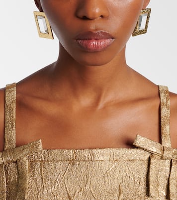 18kt gold-plated earrings | Rebecca Vallance