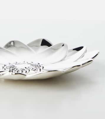 Bol L'Herbier Lotus bañado en plata | Christofle