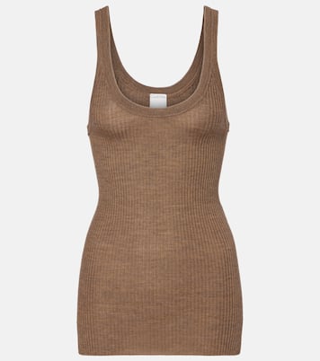 Ella ribbed-knit wool tank top | Calvin Klein