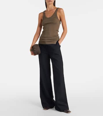 Ella ribbed-knit wool tank top | Calvin Klein