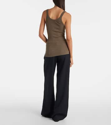 Ella ribbed-knit wool tank top | Calvin Klein