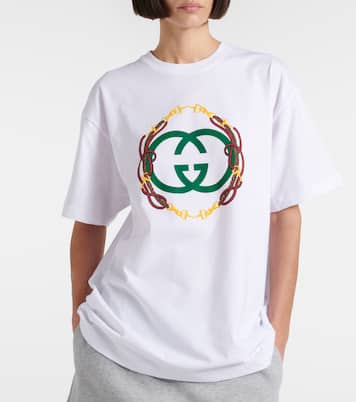 Interlocking G cotton jersey T-shirt | Gucci