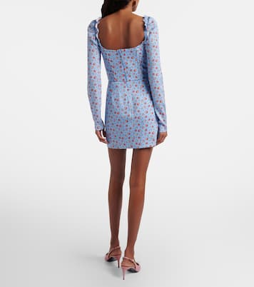 Floral silk-blend minidress | Dolce&Gabbana