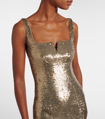Sequined midi dress | Roland Mouret