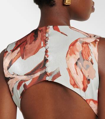 Amarielle floral georgette gown | Costarellos