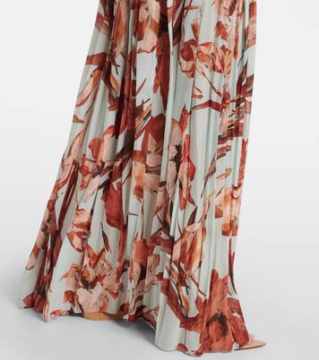 Amarielle floral georgette gown | Costarellos