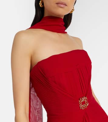 Silk bustier gown | Elie Saab