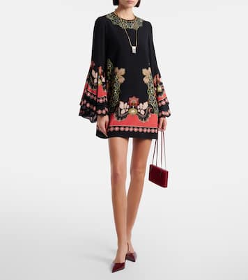 Friday printed crêpe minidress | La DoubleJ