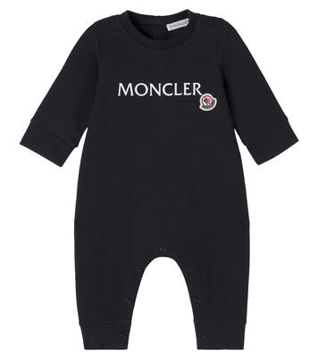 Baby logo cotton-blend onesie | Moncler Enfant