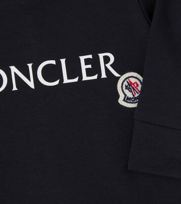 Baby logo cotton-blend onesie | Moncler Enfant