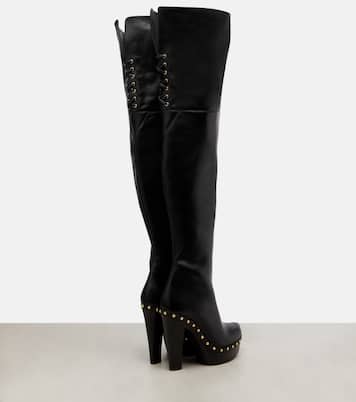 بوت لفوق الركبة من الجلد | Chloé