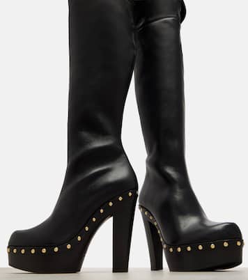 بوت لفوق الركبة من الجلد | Chloé