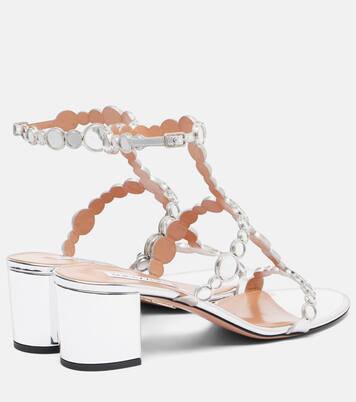 Afterglow 50 leather sandals | Aquazzura
