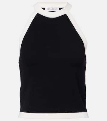 Ribbed-knit halterneck top | Nina Ricci